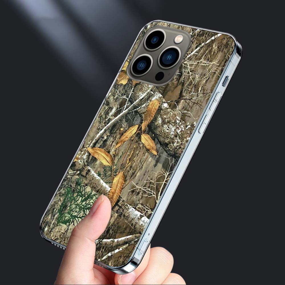 Casing Camo Hunting for Phone Case For Iphone 16E 15 Pro 14 Plus 17E 16 17 Pro Max Air 11 12 13 Mini Shockproof Capa Cute Cov