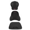 Electric Massage Lumbar Support Pillow - Memory Foam Car Seat Cushion with Remote Control.