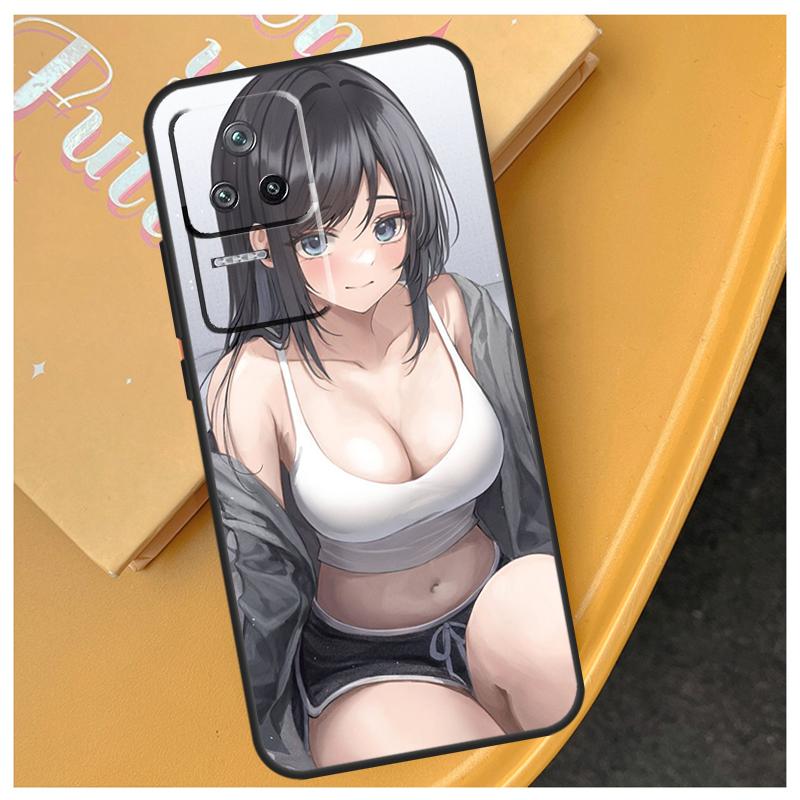Japanischer Stil Anime Mädchen Hülle Für Xiaomi 15 14 Ultra 17 Pro Max 13T 14T 15T POCO F5 F6 F7 Pro X5 X6 X7 F8 Ultra Hülle