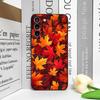 Hand-Painted Autumn Maple Leaf Phone Case for Motorola Moto Edge 50 Fusion 40 30 Neo G34 E14 G75 G85 G54 Pro 5G Soft Cover Art