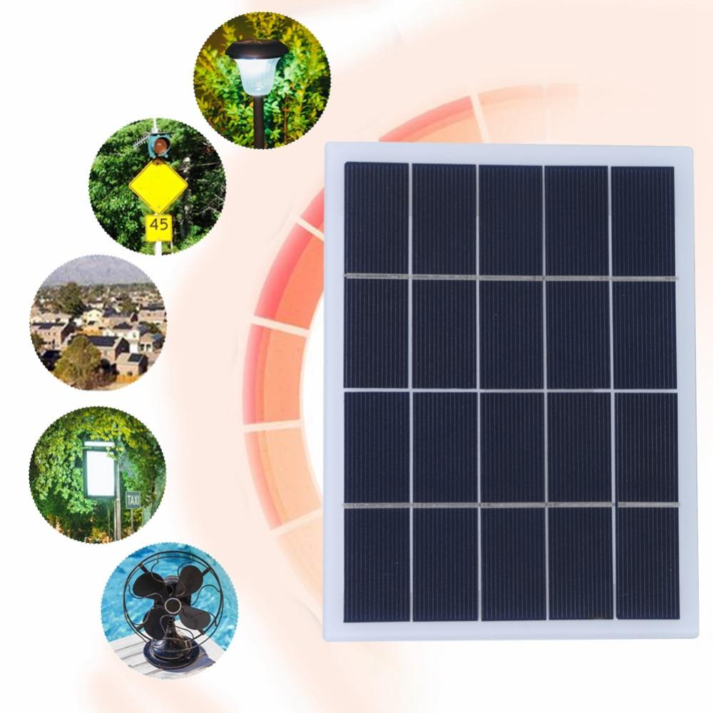 3W 5V Solar Panel Mini DIY Solar Panel Durable Portable Solar Panel Outdoor