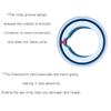 2pcs penis ring for men foreskin ring Male foreskin resistance complex ring Sex Time delay lock loop phimosis correction