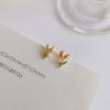 Charming Tulip Flower Earrings - Unique Niche Design with Clip-On Option