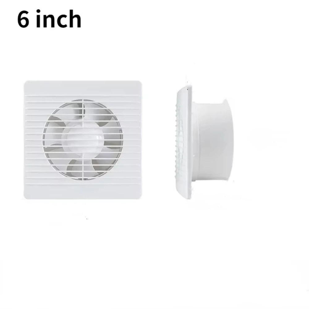 Extracteur Silencieux Ventilateur de Ventilation Faible Bruit Facile à Installer Ventilateur Mural Utilisation Toilettes