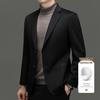 Herren Leichter Luxus Wollanzug - Schlank geschnittene Jacke für Herbst/Winter