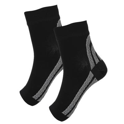 1 Paar Set Outdoor Sport Kompressions-Fußmanschetten Plantarfasziitis Socken Fersenstütze
