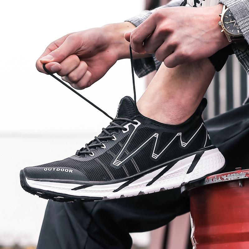 

МОДНАЯ ОБУВЬ, мужские дышащие спортивные кроссовки, спортивные кроссовки для бега, уличные женские теннисные кроссовки для тренажерного зала 36 чёрный