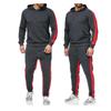 Herr Träningsset Långärmad Huvtröja+ Byxor Utomhus Pullover Sportkläder