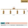 Nordic Rose Gold LED Track Spotlight, 7W Surface Mounted Ceiling and Background Wall Display Light.
