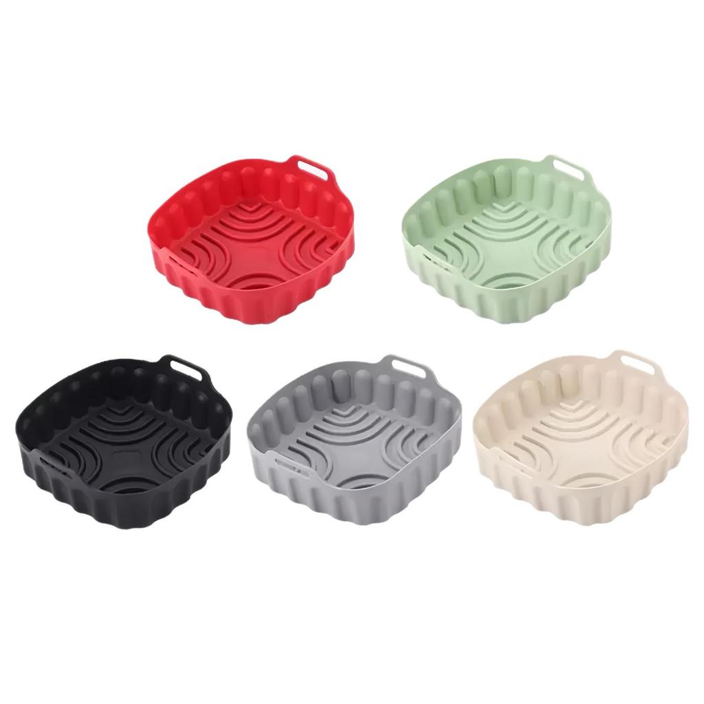 High-Temperature Resistant Silicone Air Fryer Baking Tray and Cake Mold