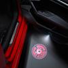 1/2PCS Evil Eye Anime Car Door Welcome Lights Laser Projector Logo Wireless Sensing For Jeep Opel Peugeot Hyundai Skoda Seat