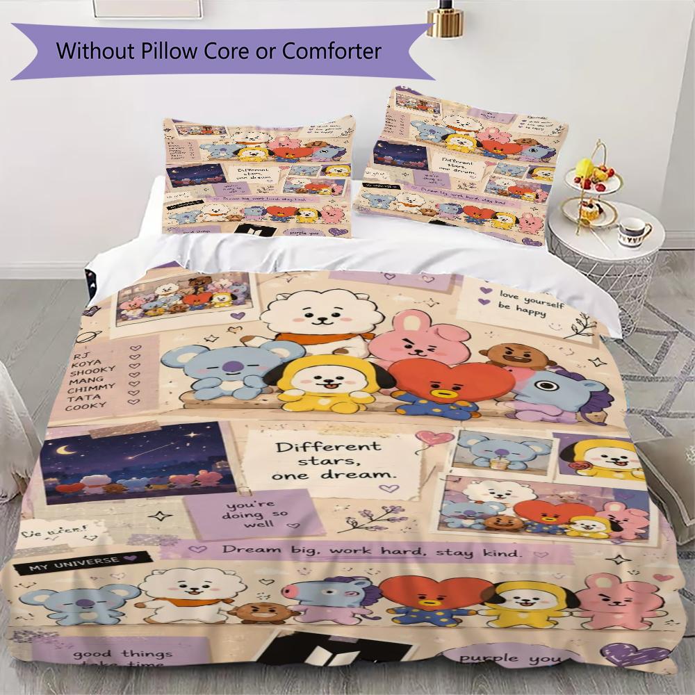 Boy Group Portrait Bedding 1 Duvet Cover 2 Pillowcase Without Core Without Core Duvet Cover And Pillowcase Soft And Comfortable