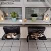 KEMORELA Cat Pet Animal Hanging Luxury Radiator Bed Warm Fleece Basket Cradle Hammock Metal Iron Frame Cat Radiator Bed