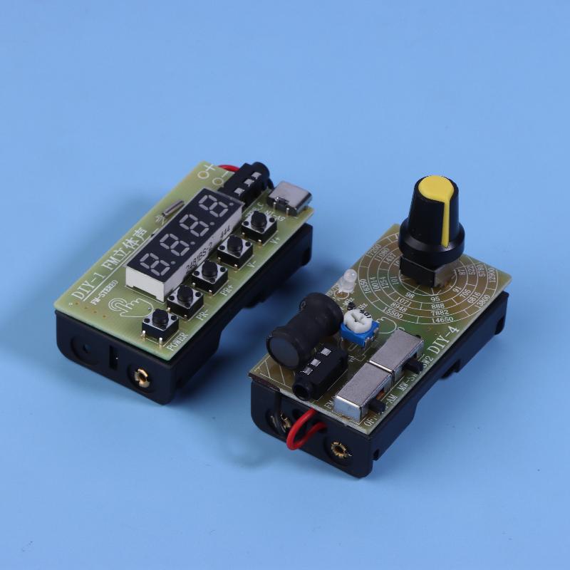 4-Band Digital Fm Mw Sw Radio Am Fm Medium Wave Shortwave Receiver Broadcasts Headphone Radio Module Antenna Volume Adjustable