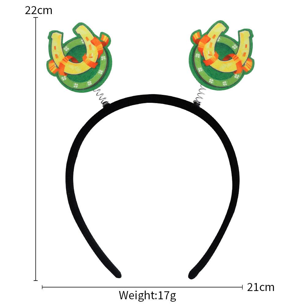Whimsical St Patricks Day Headband Decor With Eyecatching Shamrock And Themes Beer