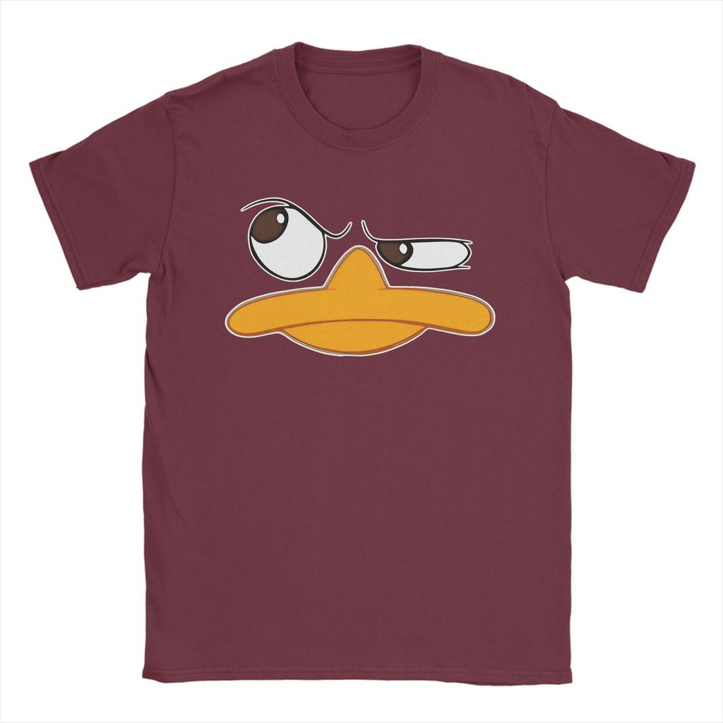 Harajuku T Shirt Summer Perry The Platypus Funny Duck Cartoon Novelty TShirts Cotton Tee Shirt Unisex Y2K Short Sleeve Clothing