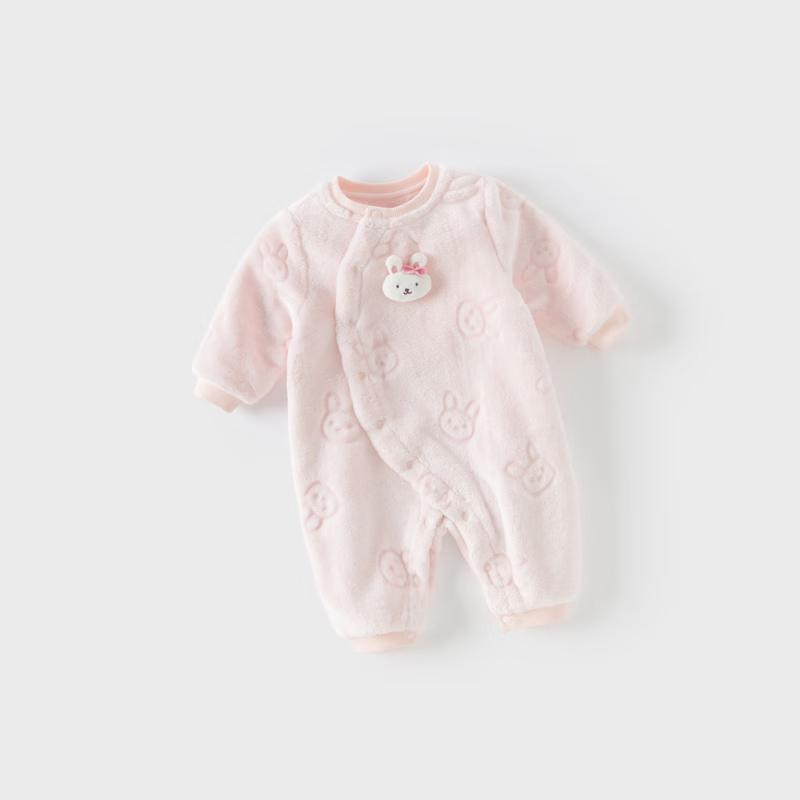 David Bella Baby Fleece-Lined Winter Romper