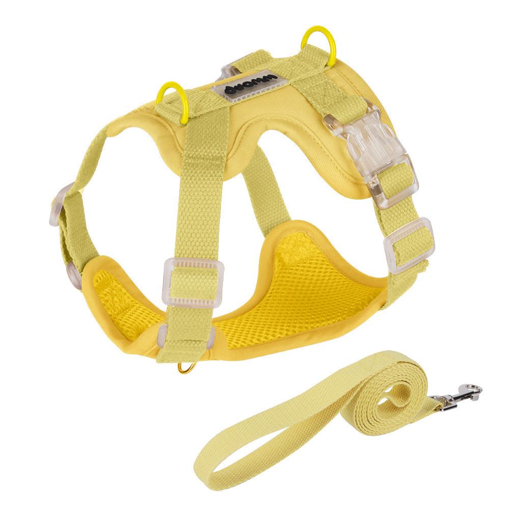 Pet Vest Harness For Small Dogs Polyester No Stretch With Adjustable Sizes For Puppy Walking