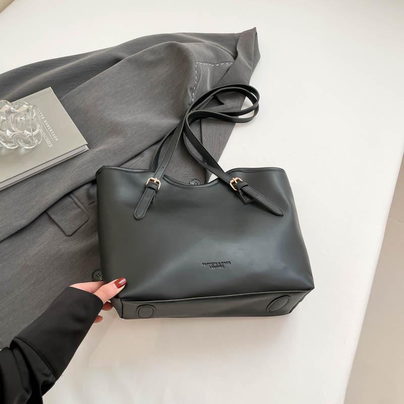 New Spring Large-capacity Handbag Women's 2025 College Student Shoulder Bag Women's Portable Commuter Tote Bag Women