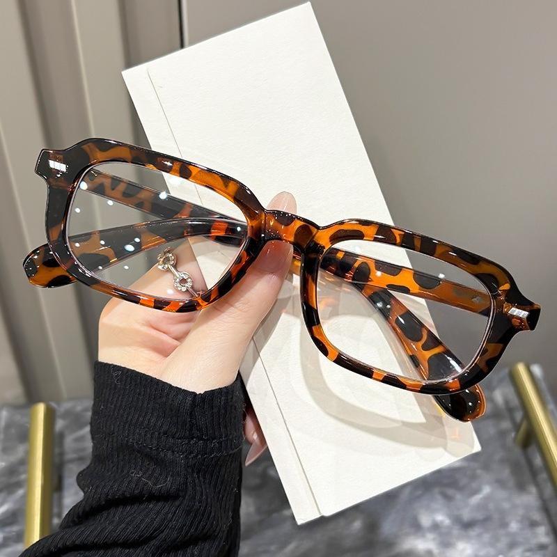 New Square Frame Micro Studs Blue Light Blocking Presbyopia Glasses Unisex Fashion HD Reading Glasses Diopter 0 To +4.0