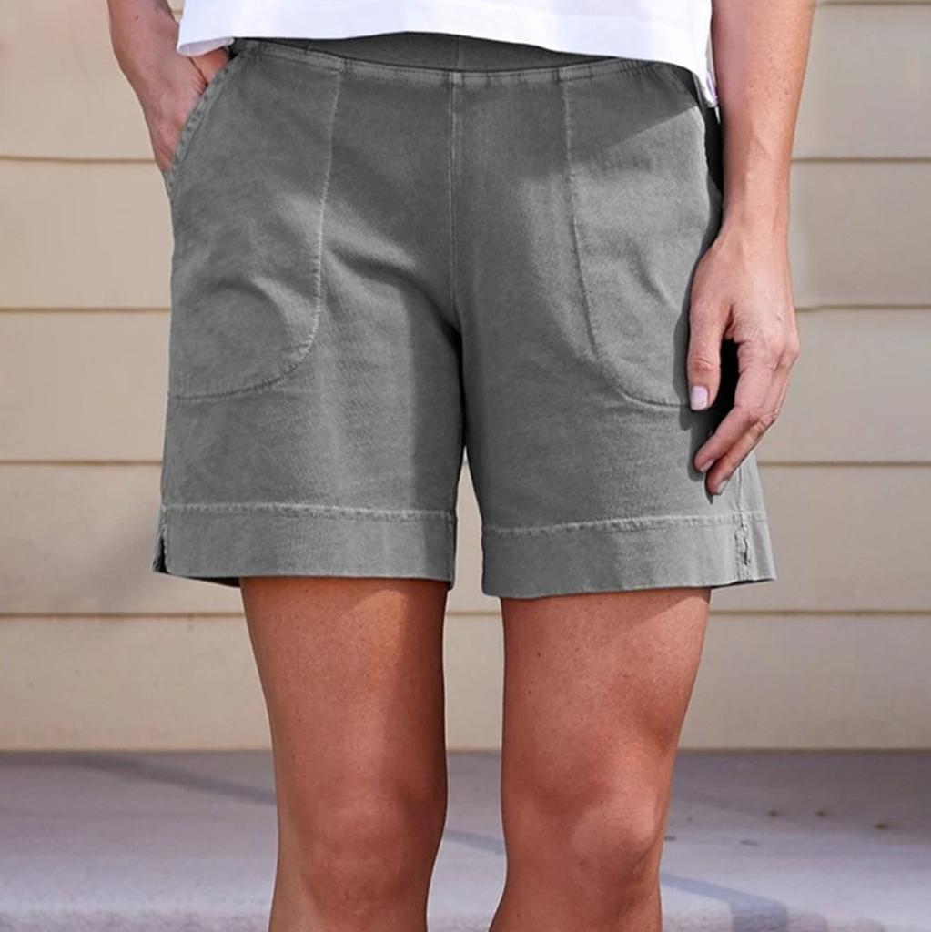 Women's Stretch Shorts Regular Fit Hiking Shorts With Pockets Summer Casual Shorts