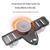 Adjustable Suction Cup Mop Holder - No-Drill, Bathroom Storage Hook with Dual Clips