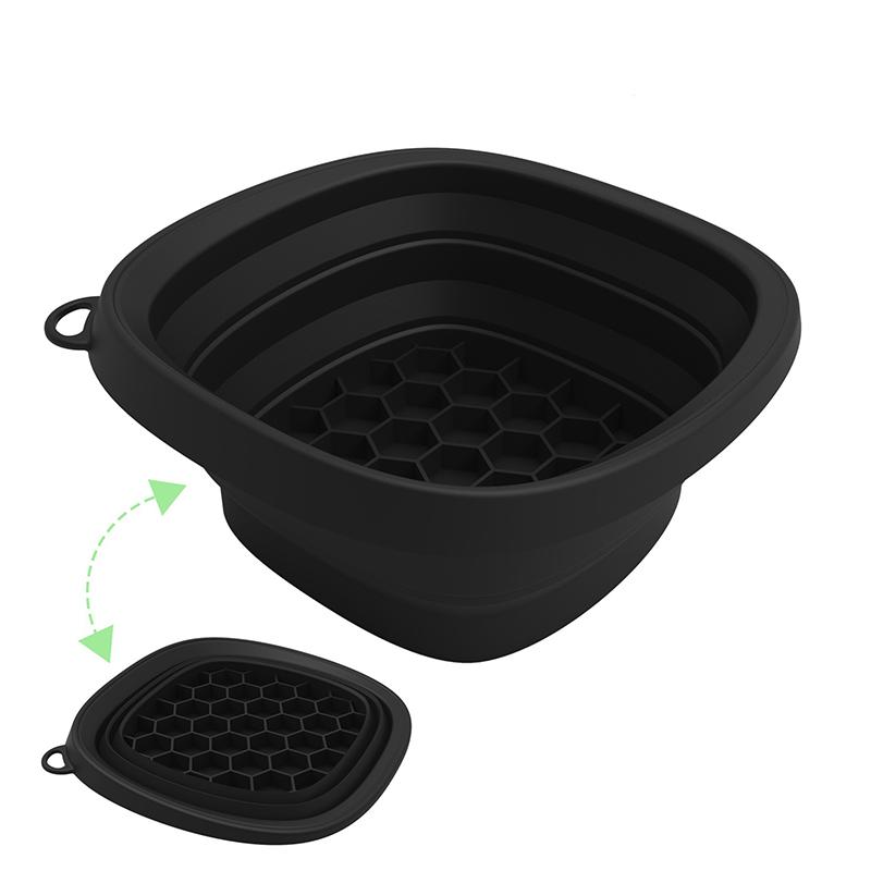 Face Ice Bath Bowl For Facials Plunge Dipping Face Folding Ice Facials Washbasin Facials Skin Cares Tool For Home Travel