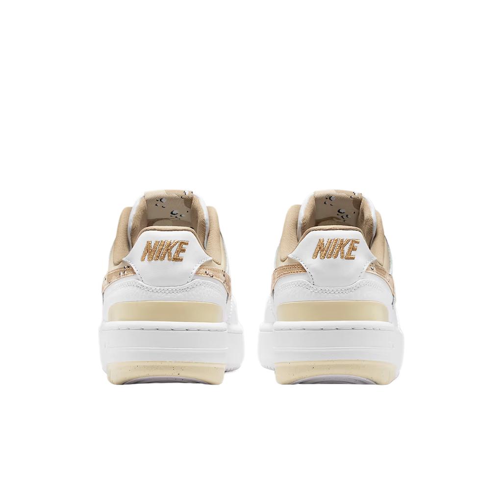 Nike Gamma Force Leather Synthetic Round Toe Comfortable Classic Thick Sole Height Increasing Low Top Retro Basketball Shoes Women Sneakers IB6171-100