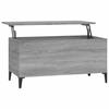 819594 vidaXL Table basse Sonoma gris 90x44,5x45 cm Bois d'ingénierie
