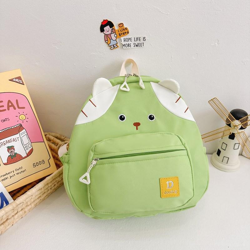 

Kindergarten schoolbag girl cute baby backpack lightweight baby children s backpack зелений