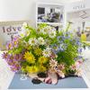 25 Mesh Youle Chrysanthemum Simulation Flower Home Decoration Photography Props Wedding Camping Decoration