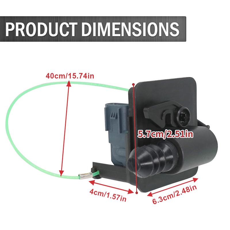 Auto Aktuator Türbaugruppe Tankklappe Tankdeckel Abdeckung Motor Schwarz Passend für Honda Civic 2016-2021 74700-TBA-A01