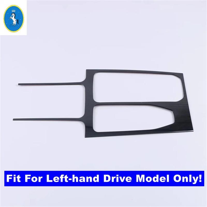 Car Accessories Central Gear Shift Stalls Frame P Button Panel Cover Trim Stainless Steel Interior Kit For Haval Dargo
