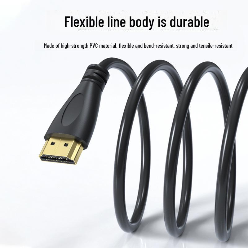 1.8m Copper-Clad Steel HDMI Cable, 1.4 Version, Supports 4K, 3D, 1080P