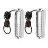 NEW-2Pcs 42LED Boat Drain Light Boat Transom Light Blue Underwater Pontoon Marine Light