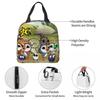 Puffin Rock And New Friends Cartoon Animation Insulated Lunch Bag for Women Kids Leakproof Food Boxes Thermal Lunch Box Tote