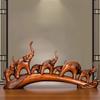 Sette Elefanti Fortunati Ornamenti Elefante Attrazione di Ricchezza Decorazione Creativa per Casa Soggiorno Regali per Trasloco Nuova Casa
