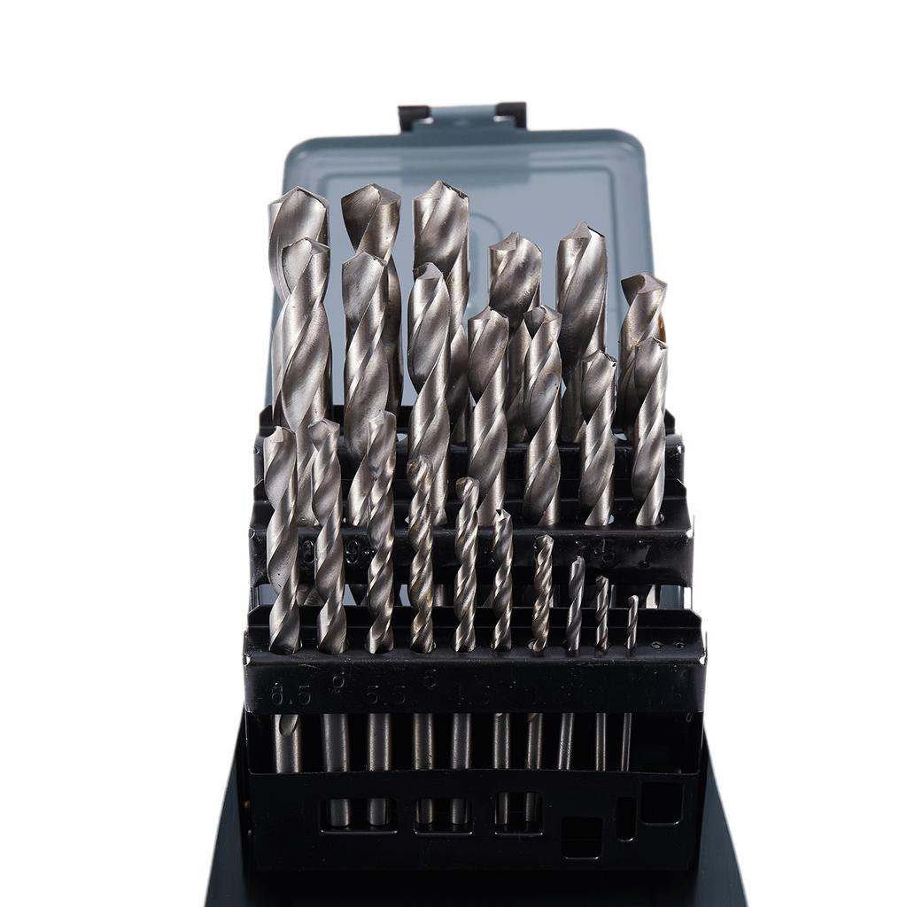 Satın alın 25Pcs/Set 1Mm - 13Mm Drilling Bit Hss High Speed Steel Drill ...