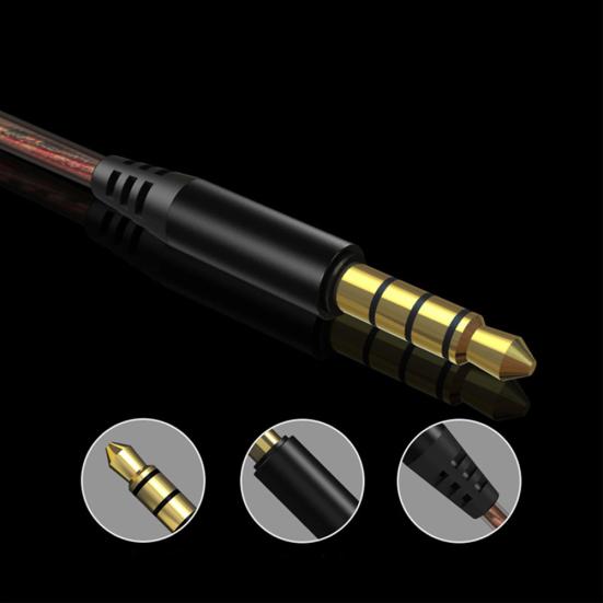 QKZ KD4 Wired In-Ear Bass HiFi Dual Units Earphones Running Sports Headphone