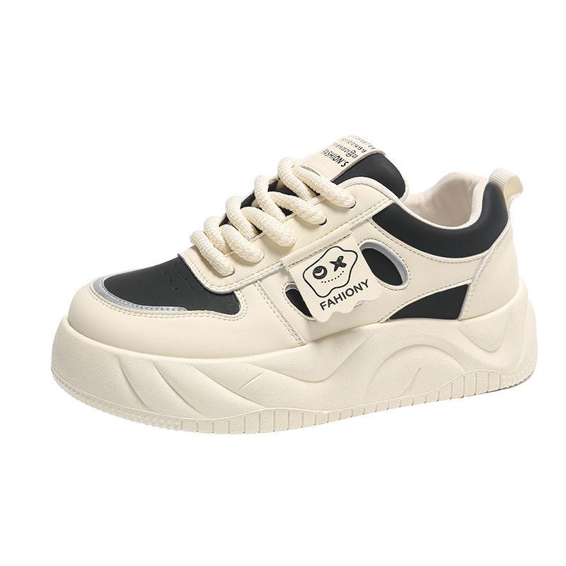 Stepping On Shit Feeling Pregnant Women Non-slip Sneakers Women's Spring 2025 New Outer Wear Soft-soled Students Platform Casual Board Shoes