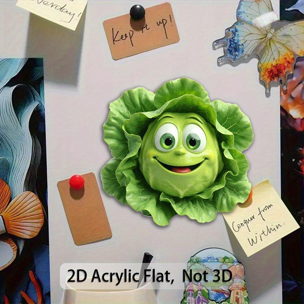 2pcs of 2D Printed Refrigerator Magnet Decoration. The Colors Are Bright and Long-Lasting Without Fading
