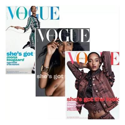 Vogue Korea 2024 July Mona Tougaard, K POP, KSTAR KBEAUTY, KFSAHION
