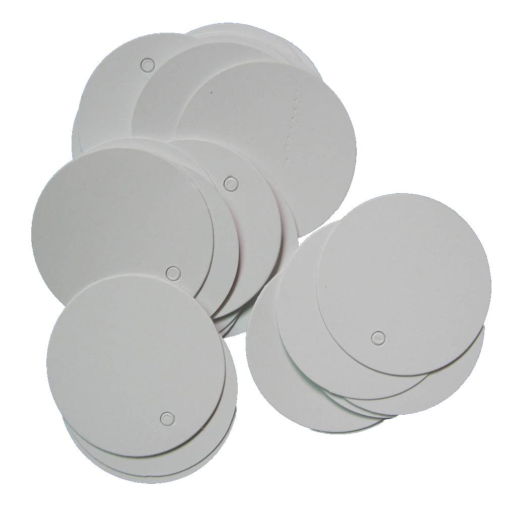 100pcs 5.5cm Round Kraft Tags Universal DIY Blank Tags With 20m Jute Twine For Wedding Birthday Christmas