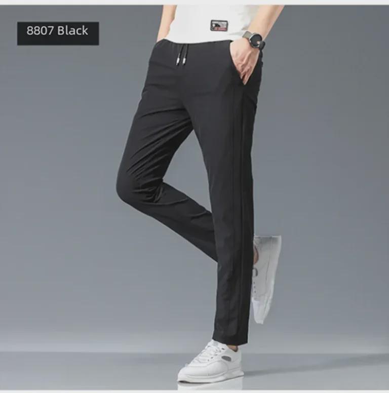 Men's Quick-Dry Elastic Soft Slim-fit Breathable Casual Pants - 2023 Trendy Sportswear