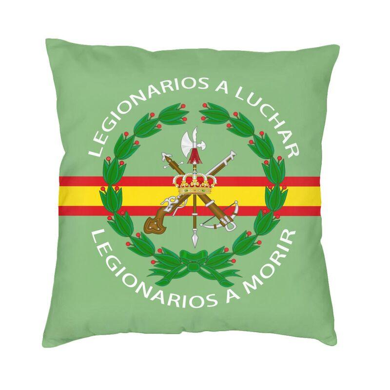 Spanish Legion Espanola Flag Cushion Cover 45x45 Cm Zipper Spain Coat Of Arms Soft Luxury Throw Pillow Case for Sofa Pillowcase