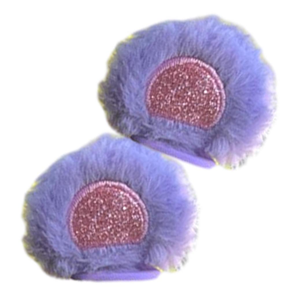 Winter Warm Soft Plush Bunny Ear Car Interior AccessoriesCar Steering Wheel Cover