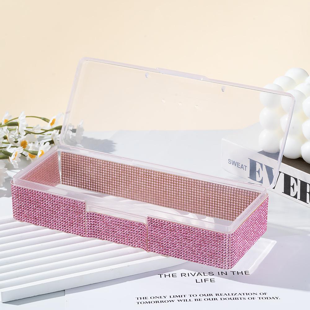 New Diamond Nail Art Storage Box Nail Art Jewelry Nail Diamond Jewelry Box Creative Storage Box