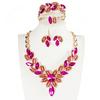 Jewelry Gemstone Four-Piece Short Collarbone Necklace Bridal Wedding Dress Accessories