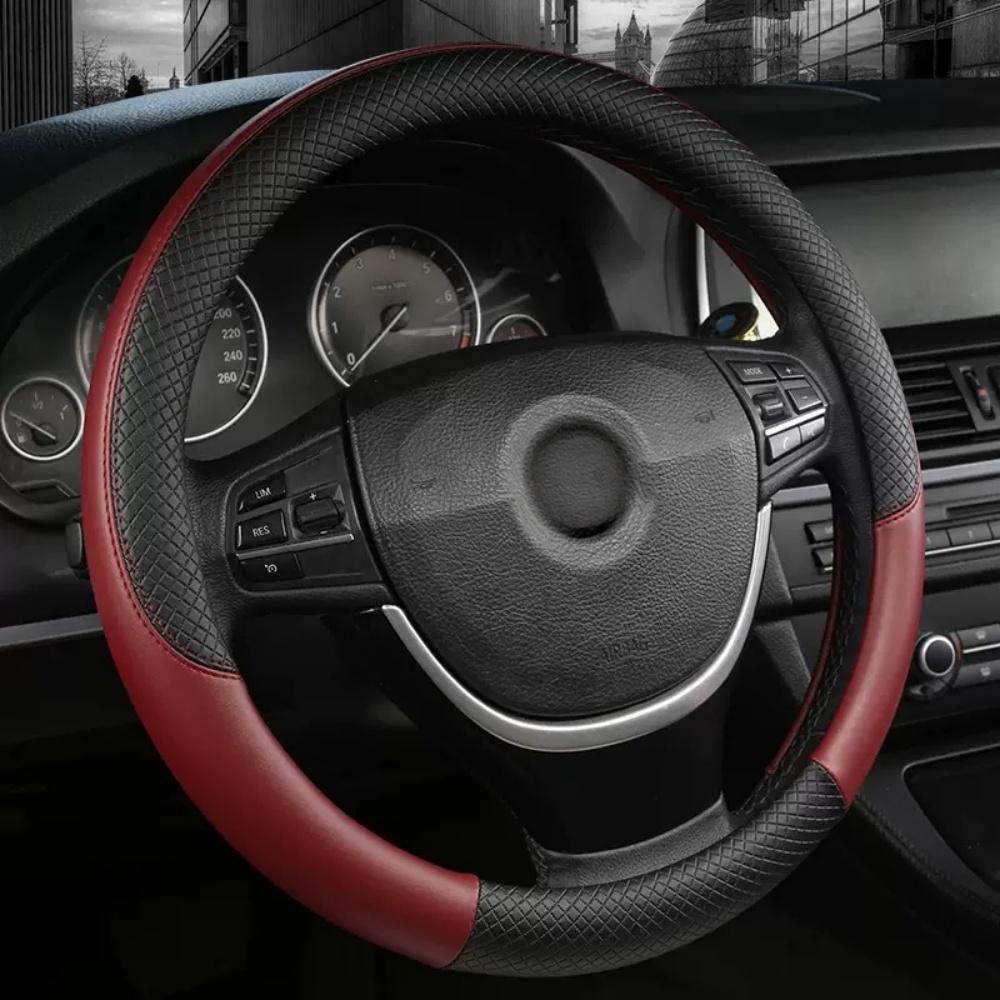 Car Leather Steering Wheel Universal Non-Slip and Wear-Resistant Steering Wheel