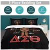 Delta Sorority Sigma Theta Dst Bedding Set Boys Girls Twin Queen Size Duvet Cover Pillowcase Bed Kids Adult Home Textileextile
